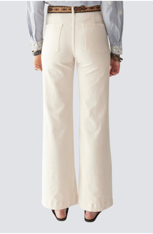 pantalon uni avec poches avant - 8