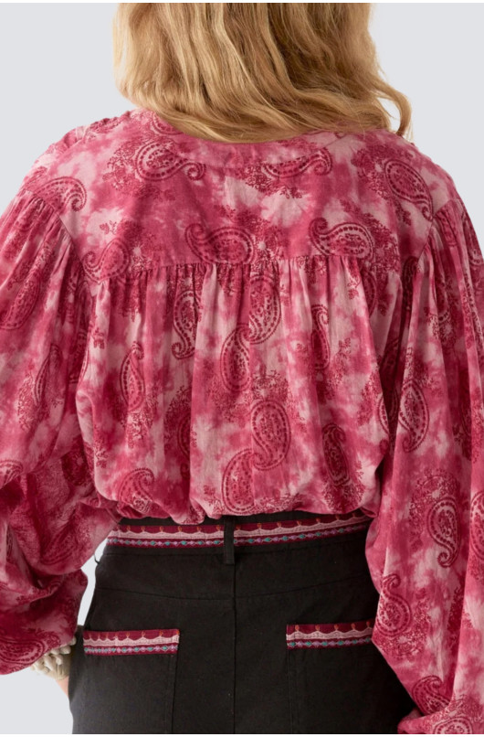 chemise en coton imprimé - 4