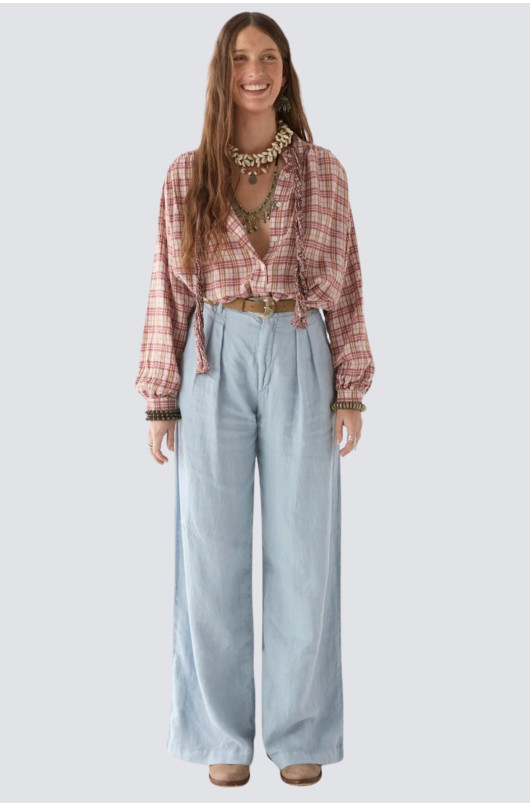 blouse boutonnée en coton - 2 - Maison Hotel - 2 