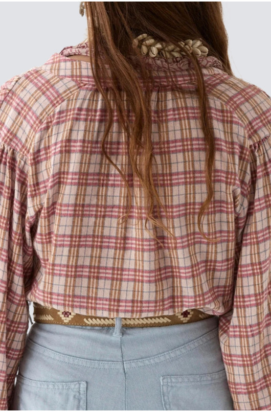 blouse boutonnée en coton - 3 - Maison Hotel - 3 