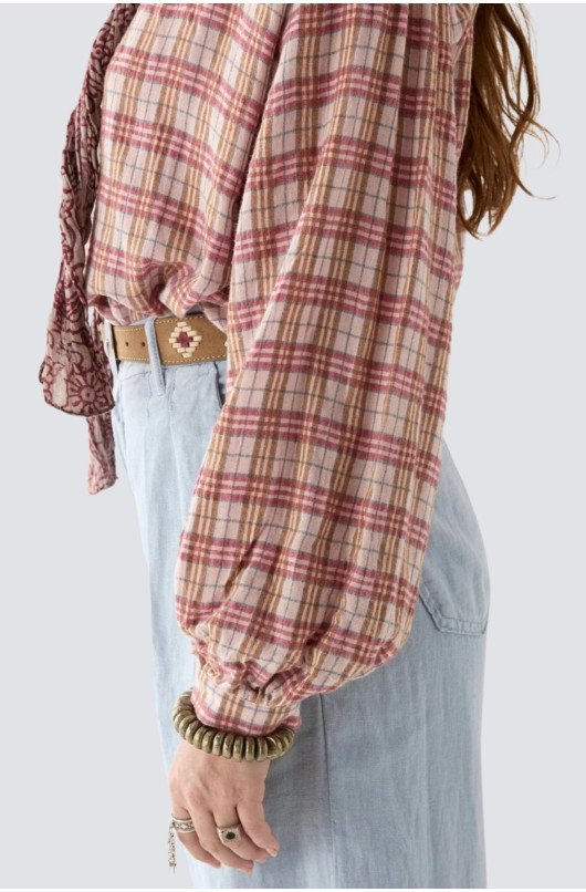 blouse boutonnée en coton - 4