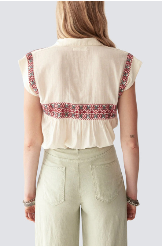 pantalon long uni lin - 2