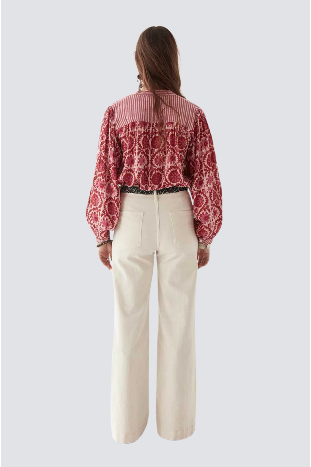 blouse en coton imprimé - 4