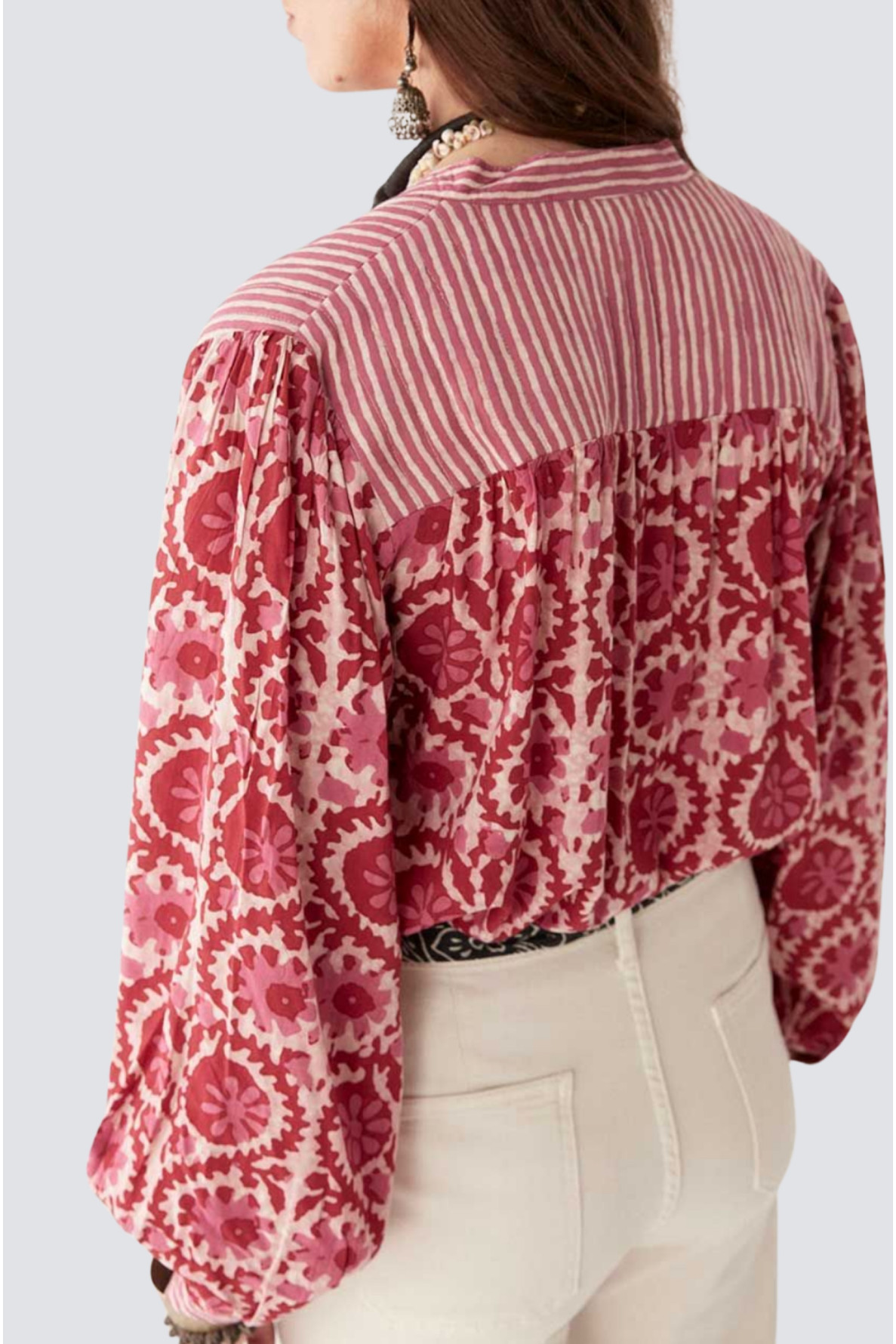 blouse en coton imprimé - 3