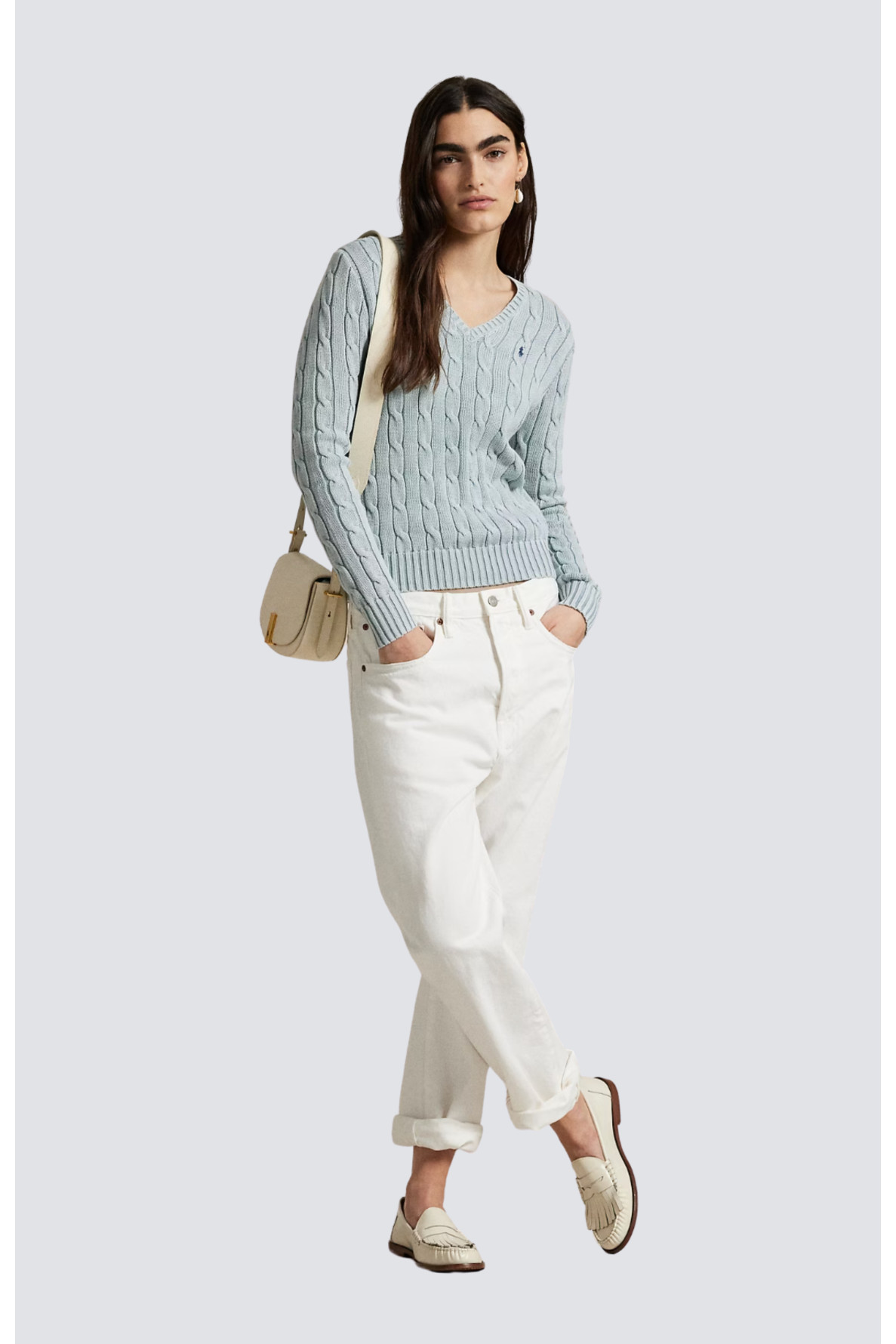 pull en maille col v - 2