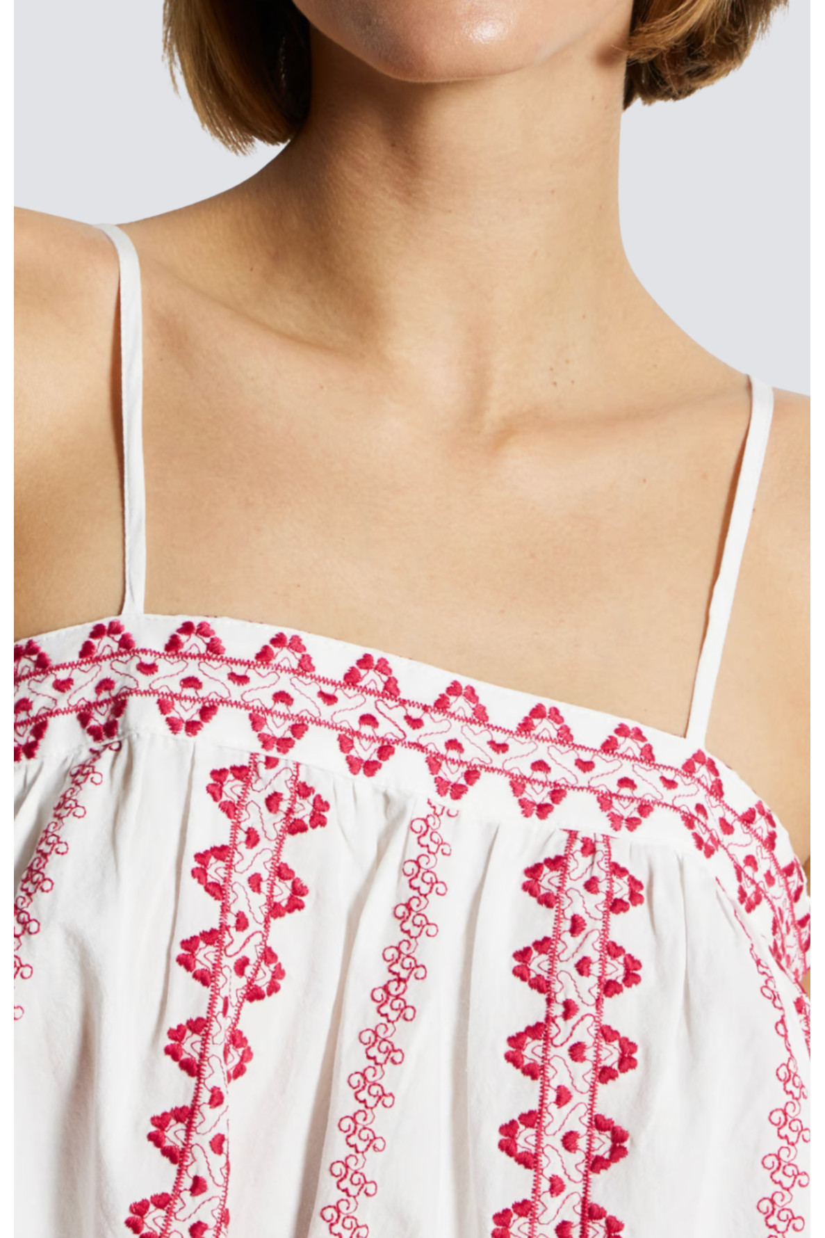 top coton broderie fines bretelles - 3