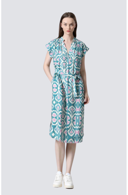robe mi-longue mc viscose imprime - 1 - See U Soon - 1 