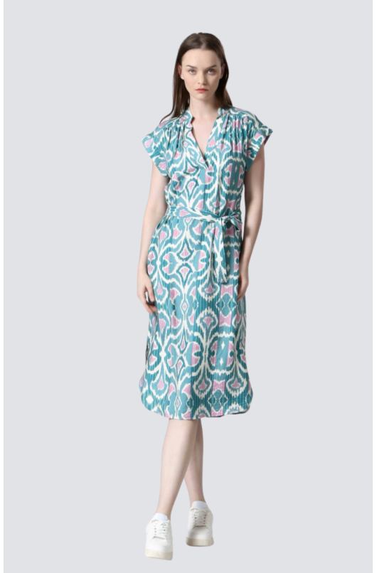 robe mi-longue mc viscose imprime - 2 - See U Soon - 2 