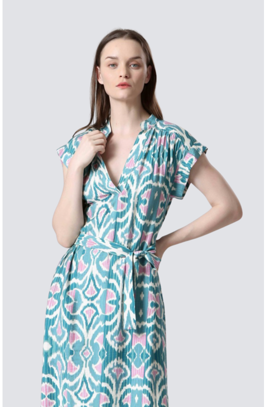 robe mi-longue mc viscose imprime - 3 - See U Soon - 3 