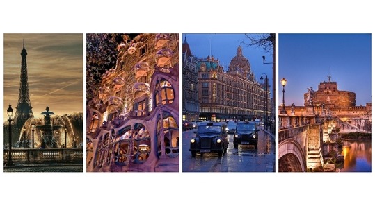City Trip Europe : 5 destinations ! 